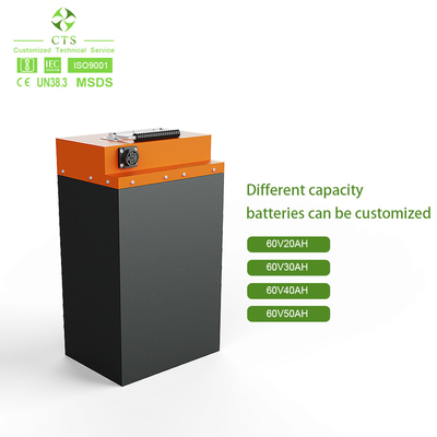 باتری لیتیوم یون قابل شارژ 60 ولت 72 ولت برای اسکوتر